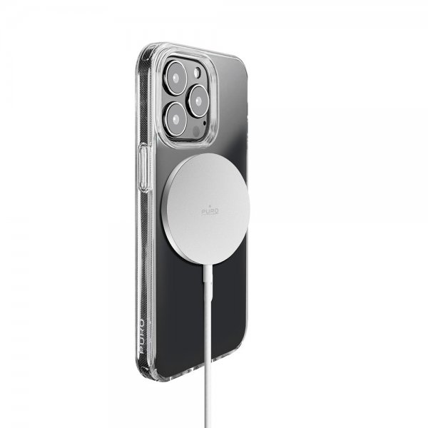 Puro Trådløs Oplader Magnetic USB-C Opladerkabel MagSafe Hvid
