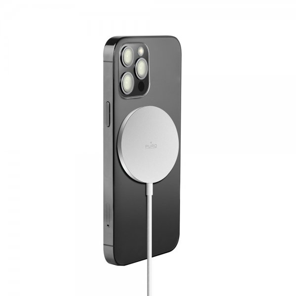 Puro Trådløs Oplader Magnetic USB-C Opladerkabel MagSafe Hvid