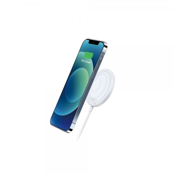 Anker Trådløs oplader PowerWave Magnetic Pad 7.5W MagSafe Hvid