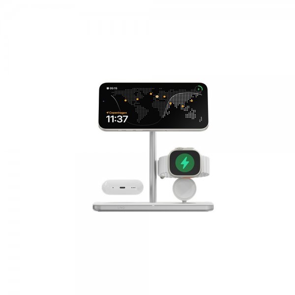 LINQ by Elements Trådløs Oplader ProCharge 3i1 Qi2 Charging Stand