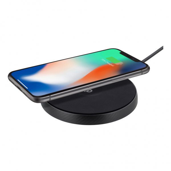 Deltaco Trådløs Oplader Qi 10W Sort