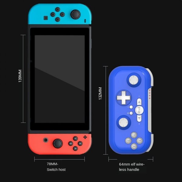 Ipega Trådløs Mini Gamepad til Nintendo Switch/Android/PC Gul