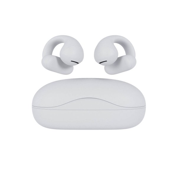 Happy Plugs Trådløse Høretelefoner Clip Open Ear Wireless Hvid