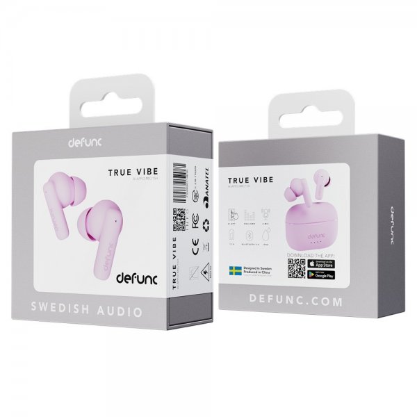 Defunc Trådløse Høretelefoner True Vibe Pink