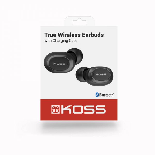 Koss Trådløse Høretelefoner TWS250i True Wireless In-Ear Sort