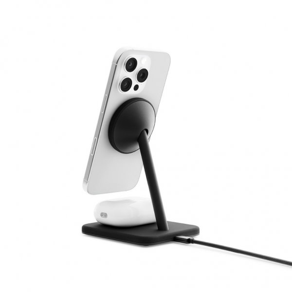Twelve South Trådløs Oplader HiRise 2 Deluxe Qi2 MagSafe Sort