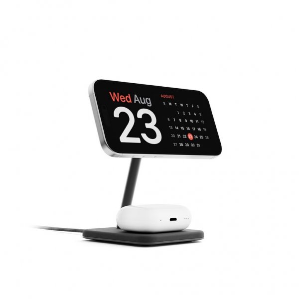 Twelve South Trådløs Oplader HiRise 2 Deluxe Qi2 MagSafe Sort