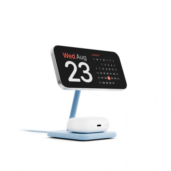 Twelve South HiRise 2 Deluxe 2-i-1 MagSafe-oplader Glacier Blue