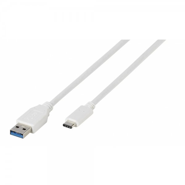 Vivanco Type C til USB 3.1 Kabel 1 Meter Hvid