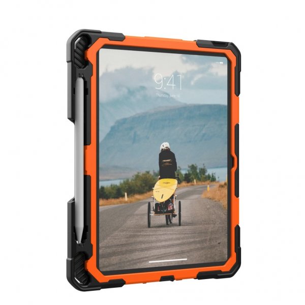 Urban Armor Gear (UAG) iPad 10.9 (10. generation)/iPad 11 (A16) Cover Plasma Kickstand & Handstrap Orange Sort