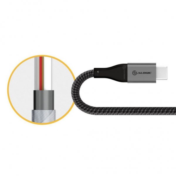 ALOGIC Ultra USB-C til USB-A adapter 15 cm Space Gray