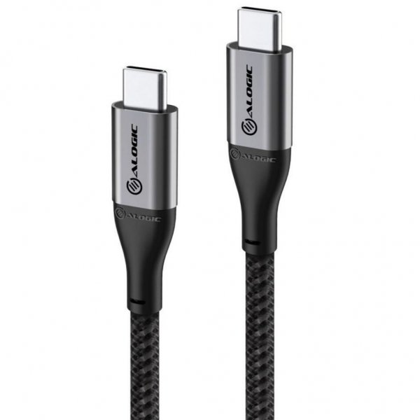 ALOGIC Ultra USB-C til USB-C kabel 5A/480Mbps 1,5 meter Space Grey