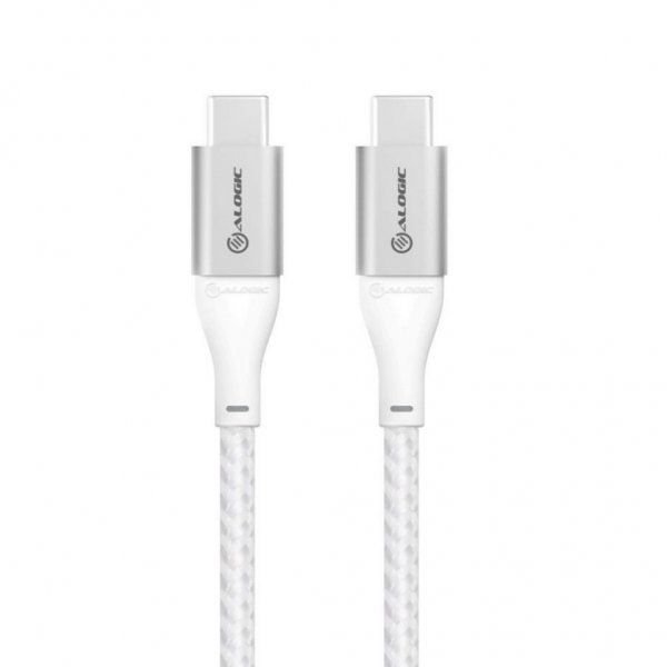 ALOGIC Ultra USB-C til USB-C kabel 5A/480Mbps 3 meter Sølv