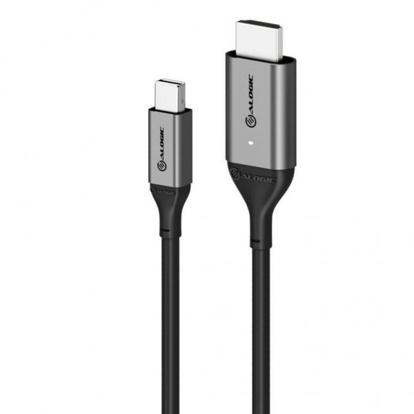 ALOGIC Kabel Ultra Mini DisplayPort 1.4 til HDMI 2.0 Kabel 4K 60Hz 2 m