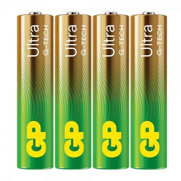 GP Ultra Alkaline AAA-batteri 24AU/LR03 4-pak