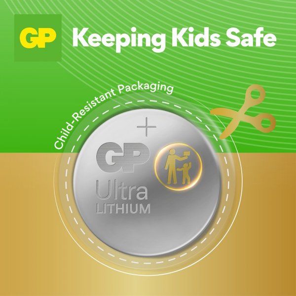 GP Ultra Lithium Batteri Knapcelle CR2430 4-pak