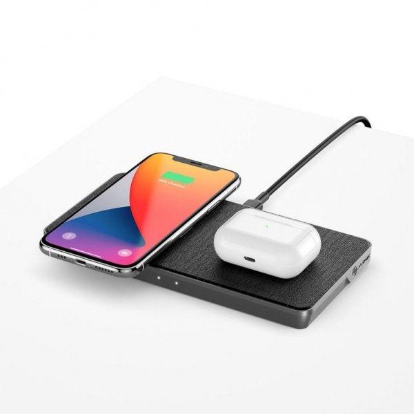ALOGIC Ultra Power 3-i-1 Trådløs Dobbelt Opladningsstation