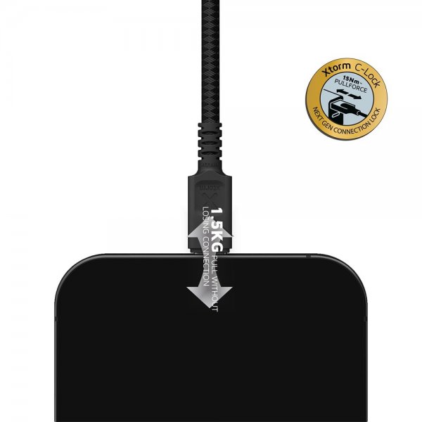 Xtorm USB-A til USB-C Kabel Next Gen 60W 3m Sort