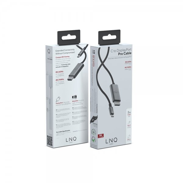 LINQ by Elements USB-C / DisplayPort 8K/60Hz kabel 2m