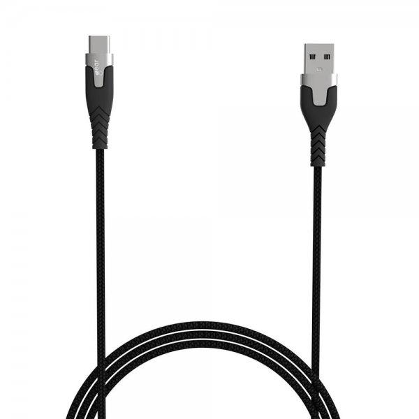 Gear USB-C Kabel Kevlar 1.5 meter Sort