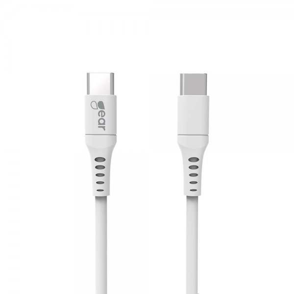 Gear USB-C til USB-C Kabel 1 meter Hvid