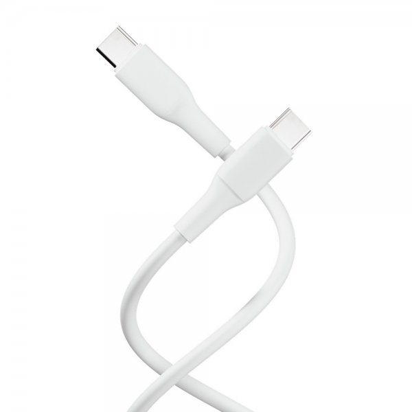 X2O USB-C til USB-C Kabel Superflex 60W 1.5m Hvid