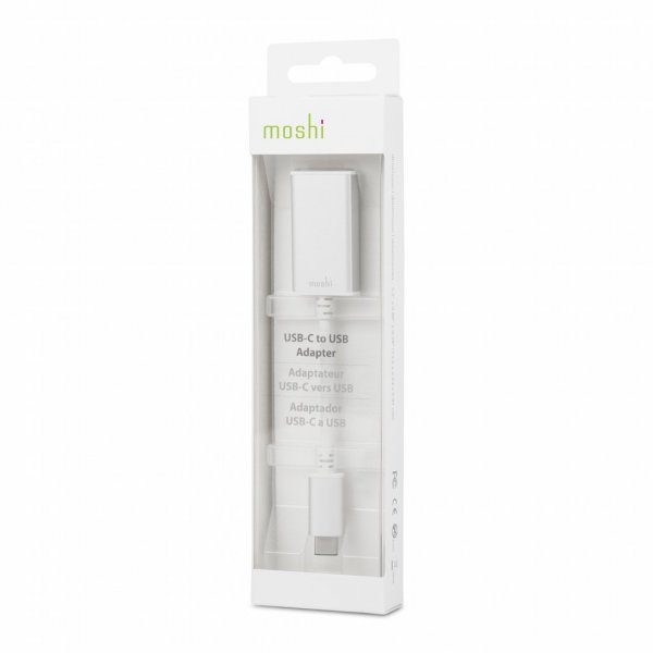 Moshi USB-C til USB-A Adapter Sølv