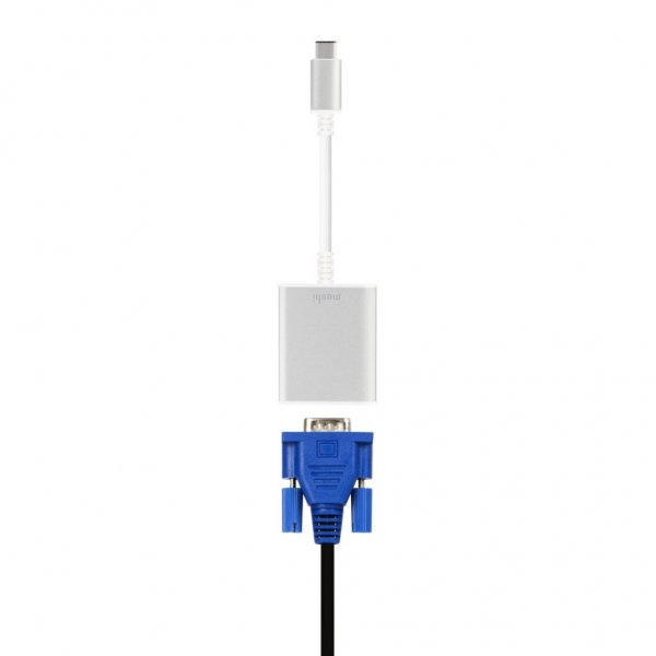 Moshi USB-C til VGA-adapter Sølv