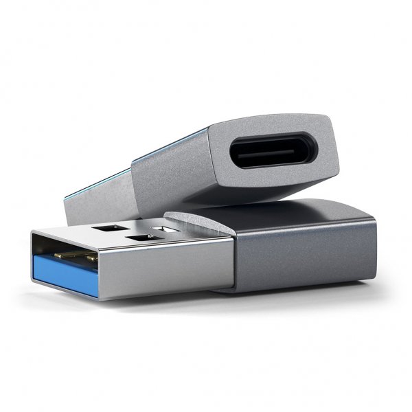 Satechi USB-A til USB-C-adapter Space Grey