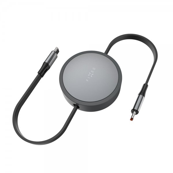 Fixed Udtrækkeligt Kabel USB-C 100W 1m Sort
