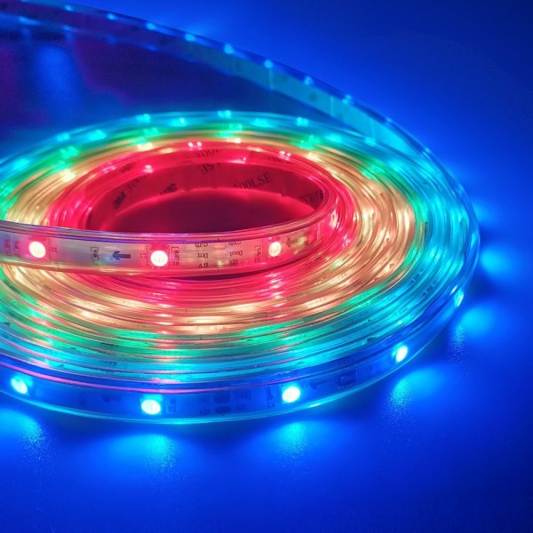 Deltaco Smart Home Udendørs LED-lyskæde RGB IP65 2x5m