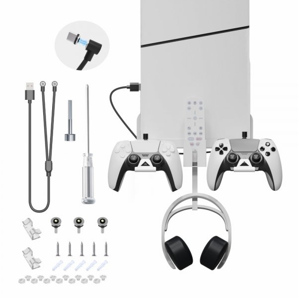 JYS Vægmonteret holder til PlayStation 5 Slim