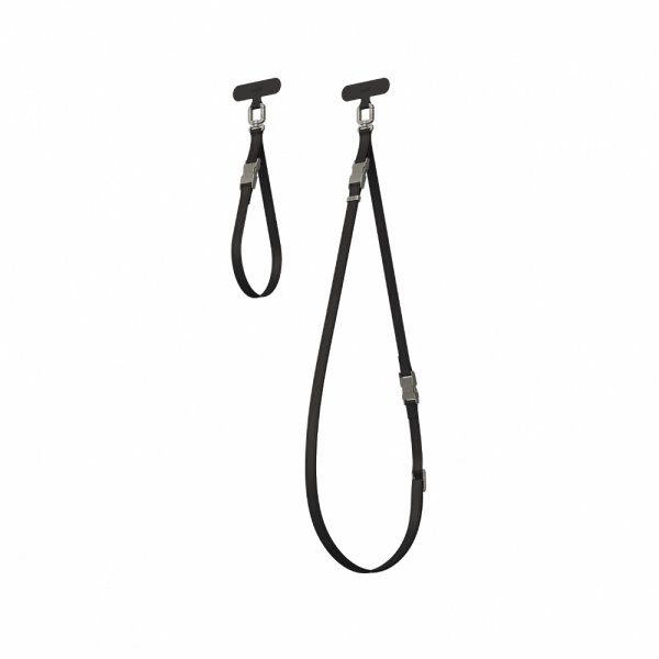 Moshi 2-i-1 håndleds-/kropsrem Midnight Black