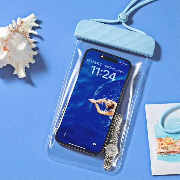 Vandtæt Pouch IPX8 Blå