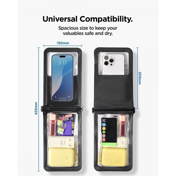 Spigen Vandtæt Etui Aqua Shield Dual Pocket Sort