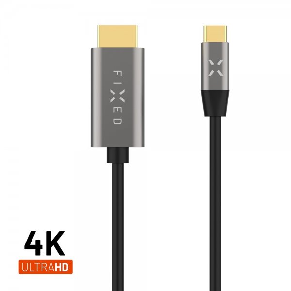 Fixed Videokabel USB-C til HDMI 4K/60Hz 2m