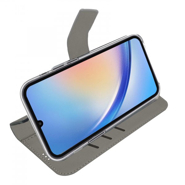 Celly Samsung Galaxy A35 Etui Wally Wallet Case Sort