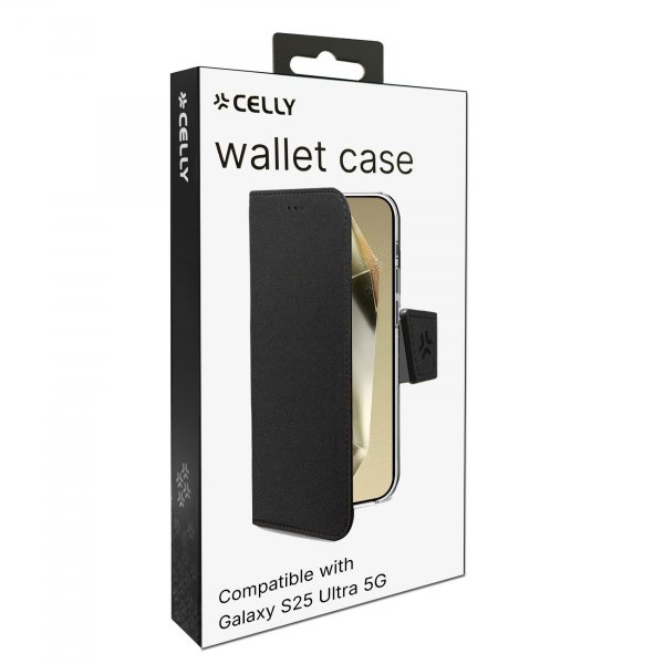 Celly Samsung Galaxy S25 Ultra Cover Wally Wallet Case Sort