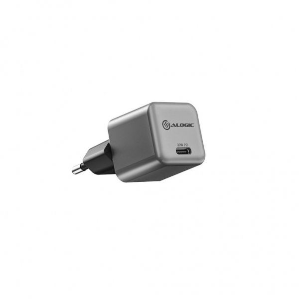 ALOGIC Oplader 30W Rapid Power USB-C MINI GaN Oplader Space Grey