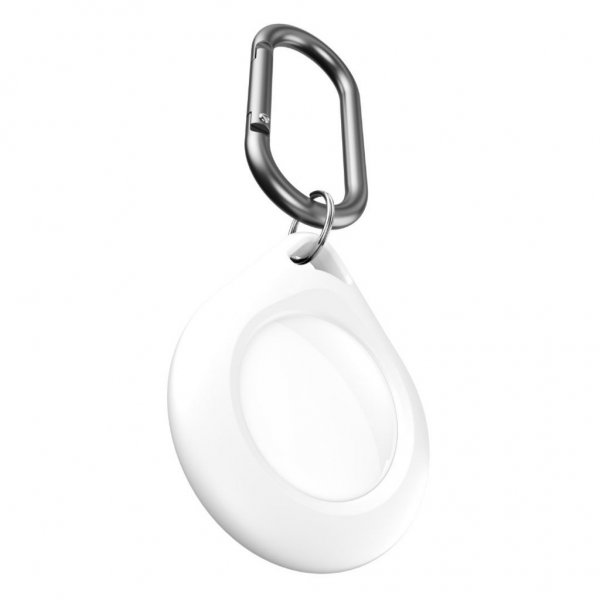 KeyBudz AirTag Holder Secure Dock 2-pak Hvid