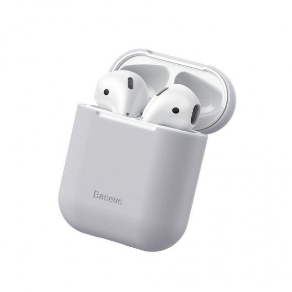Baseus AirPods 1/2 Cover Silikone Grå