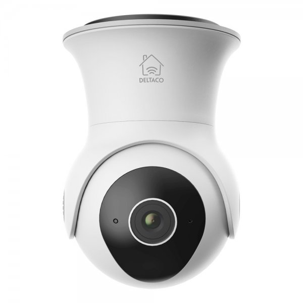 Deltaco Smart Home WiFi-kamera med motoriseret Pan & Tilt-funktion til udendørs brug IP65