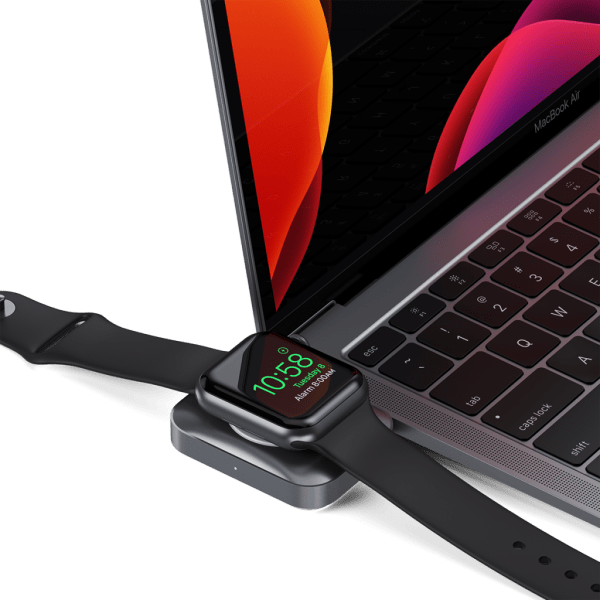 Satechi Dual Sided 2-i-1 USB-C oplader Apple Watch/Airpods