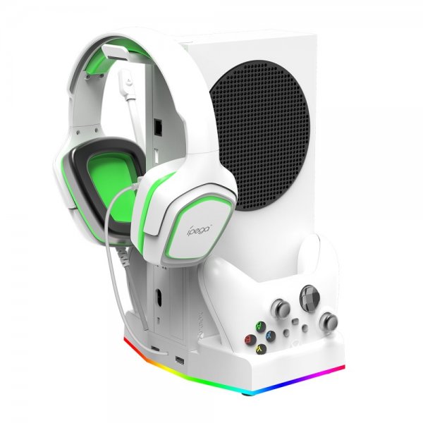Ipega Xbox Series S Dockingstation med blæser og headsetholder