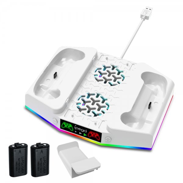 Ipega Xbox Series S Dockingstation med blæser og headsetholder