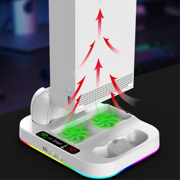 Ipega Xbox Series S Dockingstation med Blæser RGB