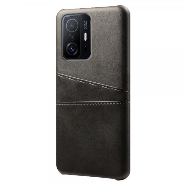 Xiaomi 11T/11T Pro Cover med to kortlommer Sort