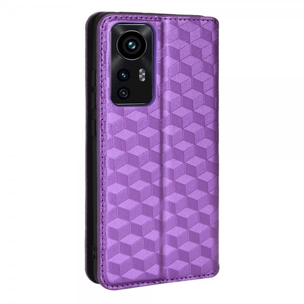 Xiaomi 12/12X Cover Rombemønster Lilla