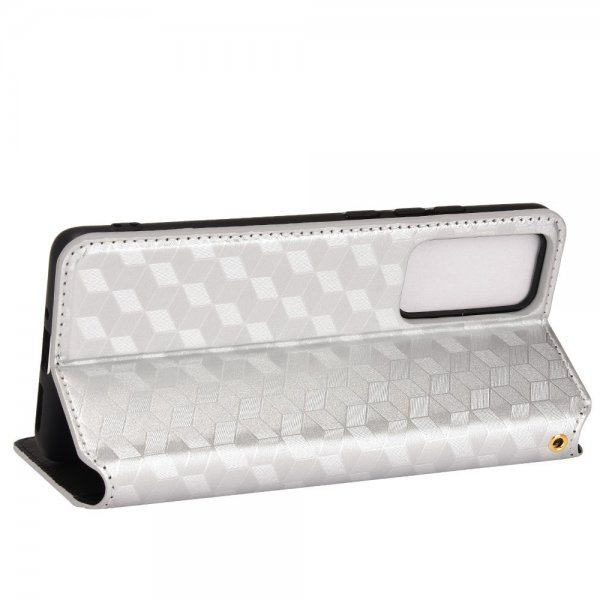 Xiaomi 12/12X Cover Rombemønster Sølv