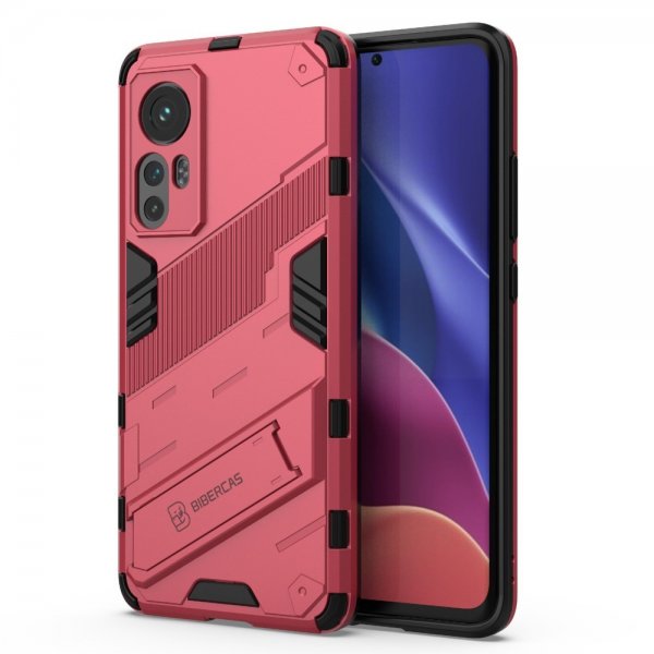 Xiaomi 12/12X Cover med Stand Magenta